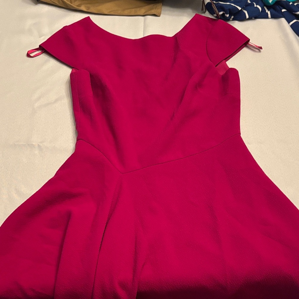 Chic Asymmetrical Pink Dress